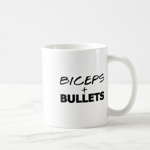 Caneca De Café Treino de Bíceps e Balas Fitness Musculação Gi