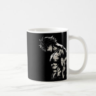 Caneca De Café Treino Motivacional de Bíceps de Personagem Mascul