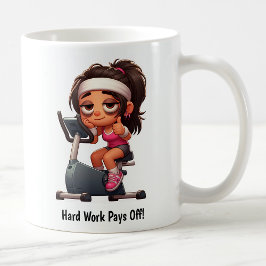 Caneca De Café Treino Personalizável de Bicicleta de Exercícios