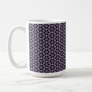 Caneca De Café Treliça Lavanda Mística