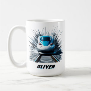 Caneca De Café Trem Bala de Alta Velocidade