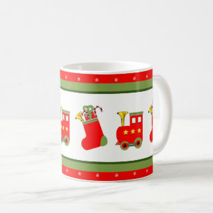Caneca De Café Trem Colecionável de Natal