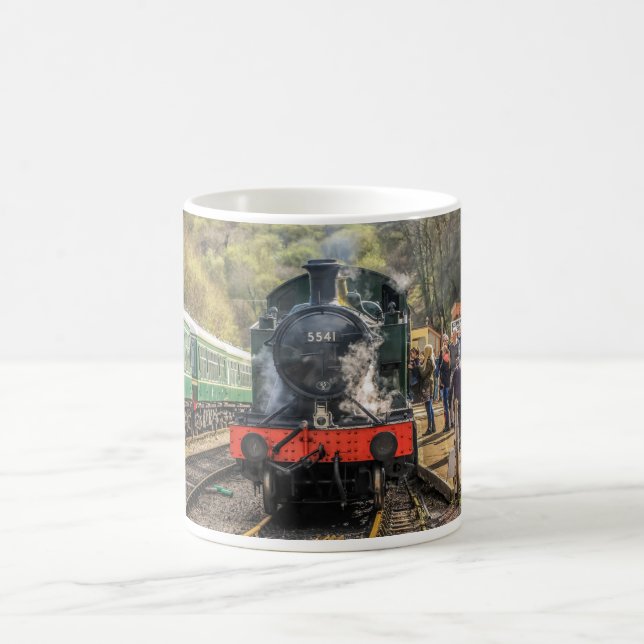 Caneca De Café Trem De Comboio A Vapor (Centro)