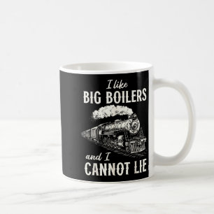 Caneca De Café Trem Engraçado Grandes Caldeiras Locomotiva a Vapo