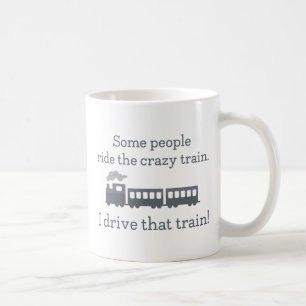 Caneca De Café Trem Louco