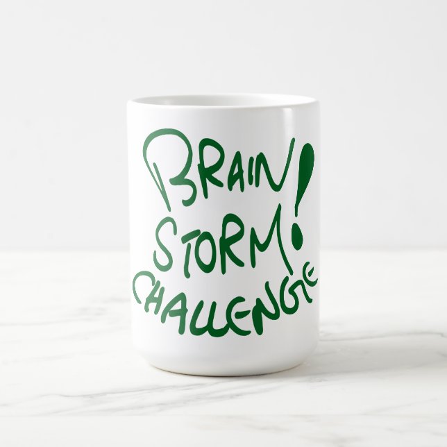 Caneca De Café Tremor cerebral Padrão Café Mug (Centro)