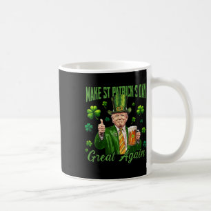 Caneca De Café Tremor Engraçado Faça Excelente De Dia de São Patr