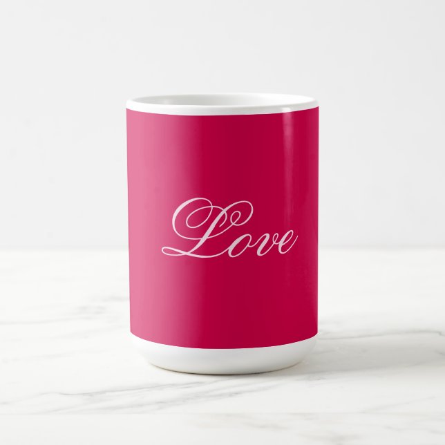 Caneca De Café Trendy Carmine Invés de Amor Casamento (Centro)