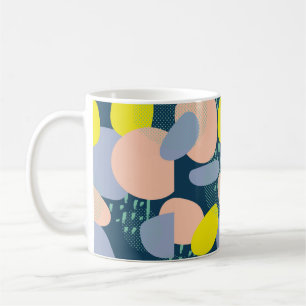 Caneca De Café trendy de formas geométricas sem soldadura e do