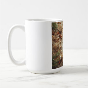 Caneca De Café Trendy Felry Natal Dourado Glitter Star