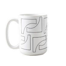 Trendy Geométrico Black and White