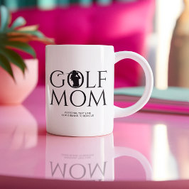 Caneca De Café Trendy "GOLF MOM"