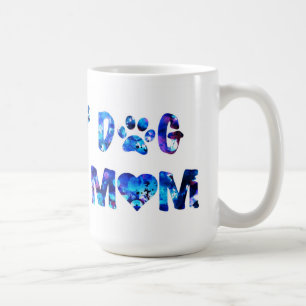 Caneca De Café Trendy Legal Paw Print Heart Dog Mãe
