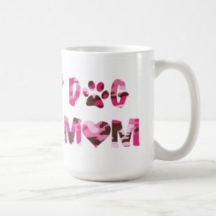 Caneca De Café Trendy Legal Paw Print Heart Dog Mãe