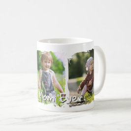 Caneca De Café Trendy Modern Mother Best Mom Ever Keepsake