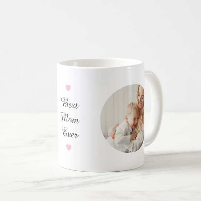 Caneca De Café Trendy Mother Best Mom Ever Keepsake (Frente Esquerda)
