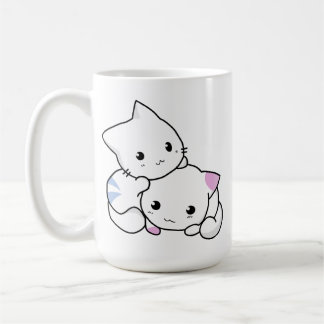 Caneca De Café Trendy Whiskers: Mug de Gato de Amor