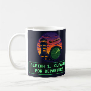 Caneca De Café Trenó 1 Liberado para Partida ATC Natal