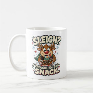 Caneca De Café Treno? Eu pensei que você disse lanche Natal engra