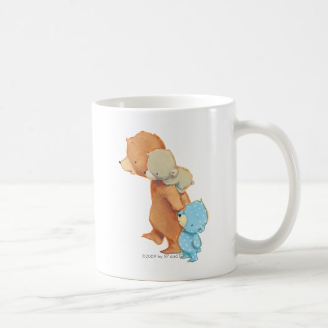 Caneca De Café Três amigos adoráveis do urso (Direita)