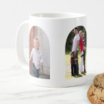 Caneca De Café Três Arco Fotográfico<br><div class="desc">Três fotografias em forma de arco que você pode substituir por seu próprio presente para uma maravilhosa família ou momento de uma ocasião especial. Ideal para avós e familiares,  ou como memória especial. Fotografia © Storytree Studios,  Stanford,  CA</div>