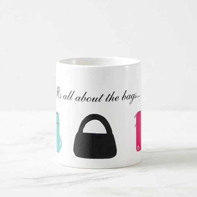 Caneca De Café Três Bolsas Elegantes (Centro)