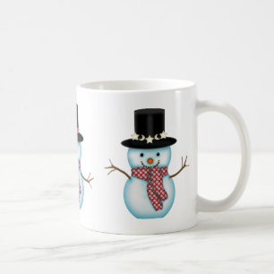 Caneca De Café Três Bonitos Snowmen (Caneca de Natal)