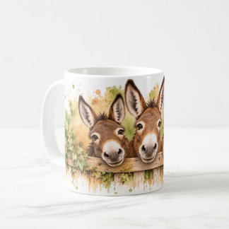 Caneca De Café Três Burros Travessos – Encanto do Quintal Rural