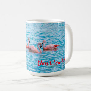 Caneca De Café Três flamingos no Laguna Amarga