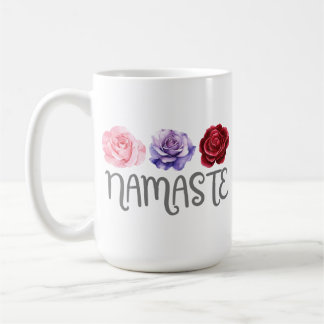 Caneca De Café Três Flores Namaste