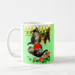 Caneca De Café três gatinhos