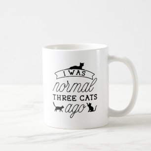 Caneca De Café Três Gatos Atrás