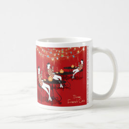 Caneca De Café Três gatos franceses... Comemorações