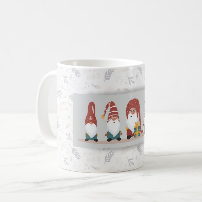 Caneca De Café Três Gnomos (Frente Esquerda)