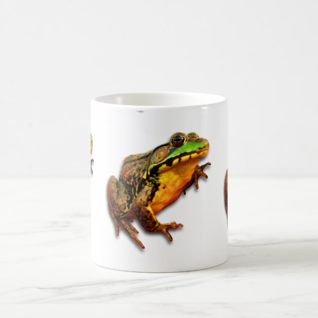 Caneca De Café Três Grandes Rãs-Touro (Centro)