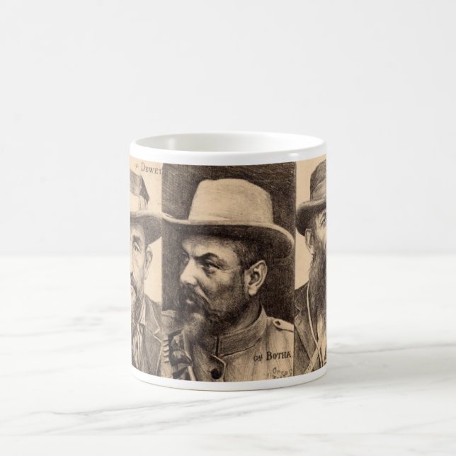 Caneca De Café Três heróis se eu os vi nunca! (Centro)