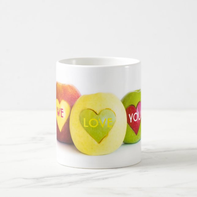 Caneca De Café Três maçãs (Centro)