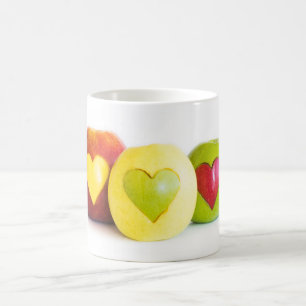 Caneca De Café Três maçãs