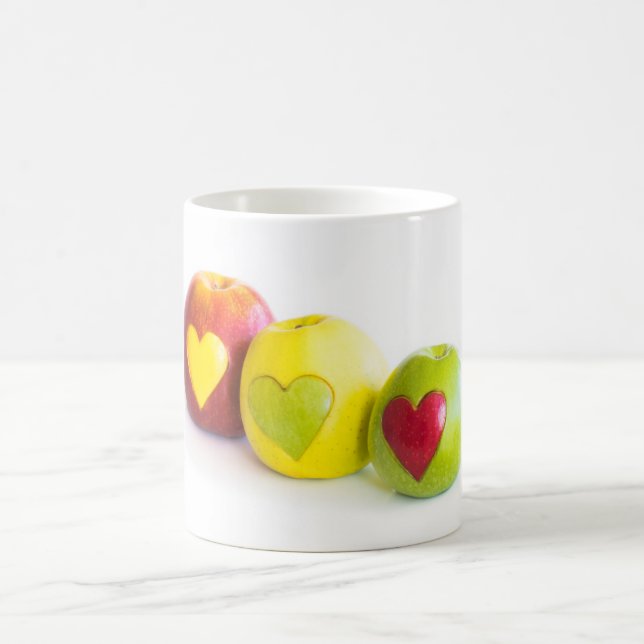 Caneca De Café Três maçãs (Centro)