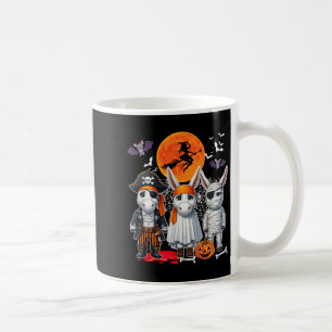 Caneca De Café Três Mulas Cute Cosplay Pirate Boo Mummy Hallowee