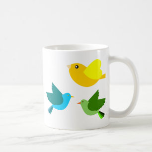 Caneca De Café Três Passarinhos