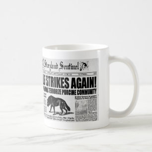 Caneca De Café Três porcos pequenos