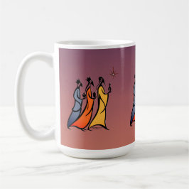 Caneca De Café Três Reis Magos Minimalistas