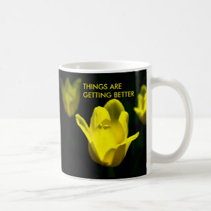 Caneca De Café Três Tulipas Amarelas