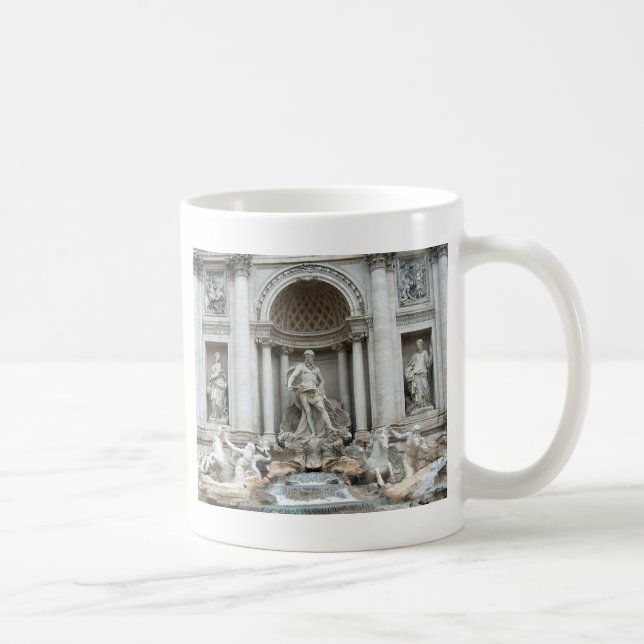 Caneca De Café Trevi Fountain em Roma, Itália (Direita)