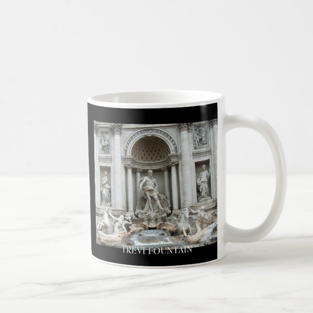 Caneca De Café Trevi Fountain em Roma, Itália (Direita)