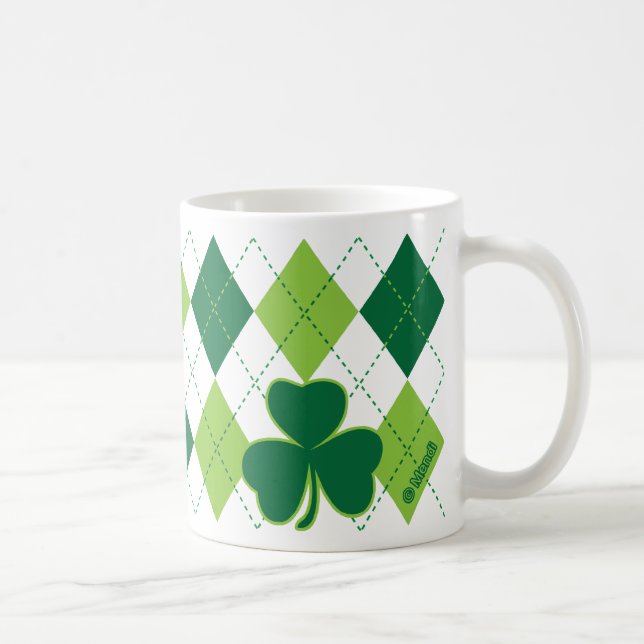 Caneca De Café Trevo Argyle (Direita)
