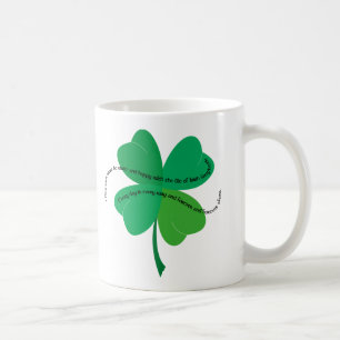 Caneca De Café Trevo com brinde irlandês