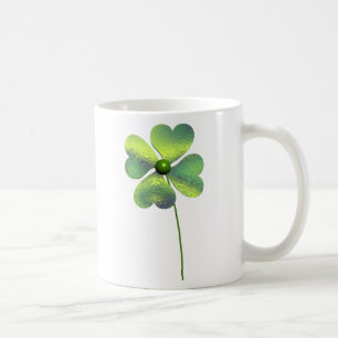 Caneca De Café Trevo de quatro folhas