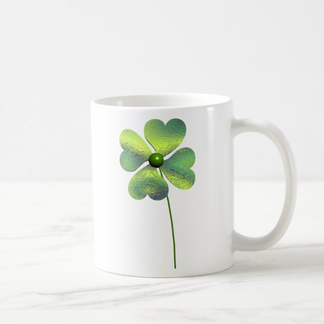 Caneca De Café Trevo de quatro folhas (Direita)